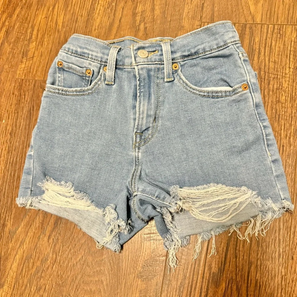 Levi's Light Blue Jean Shorts - Picture 1 of 5